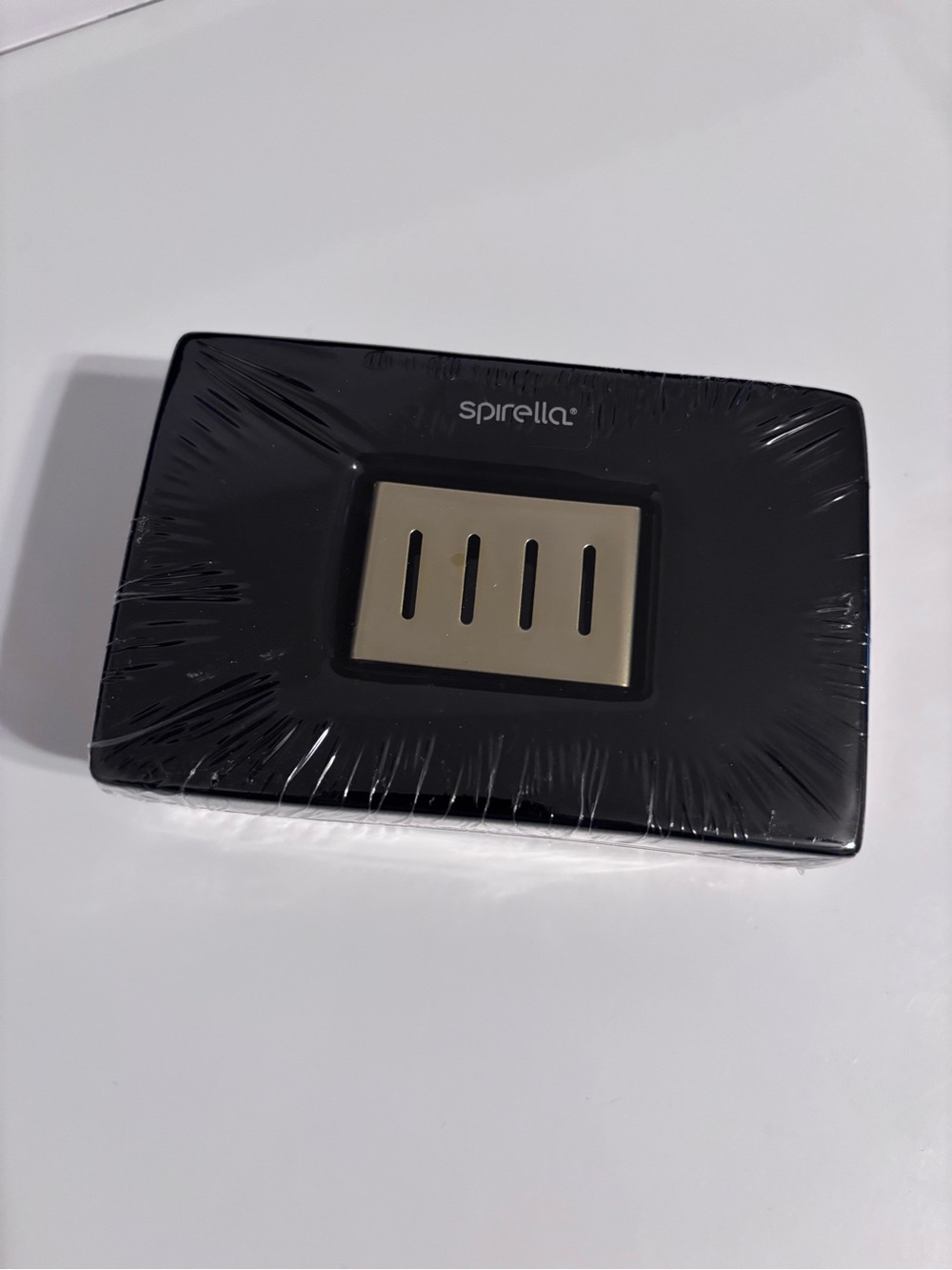 Spirella Black and Gold Soap Dish